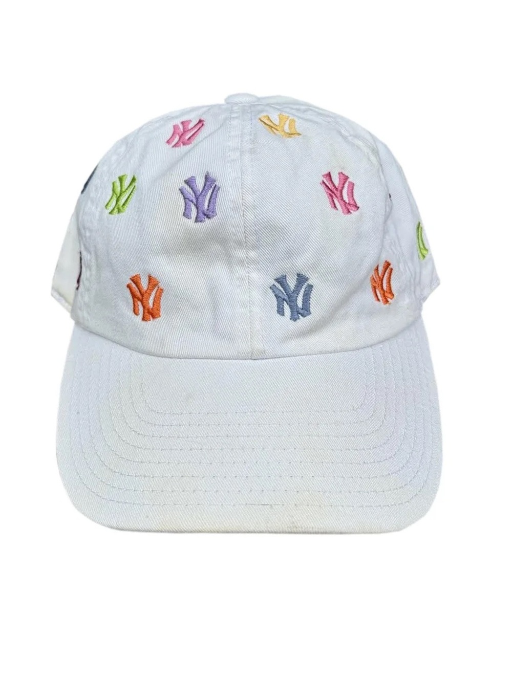 Vintage American Needle New York Yankees Colorful All Over Print Hat